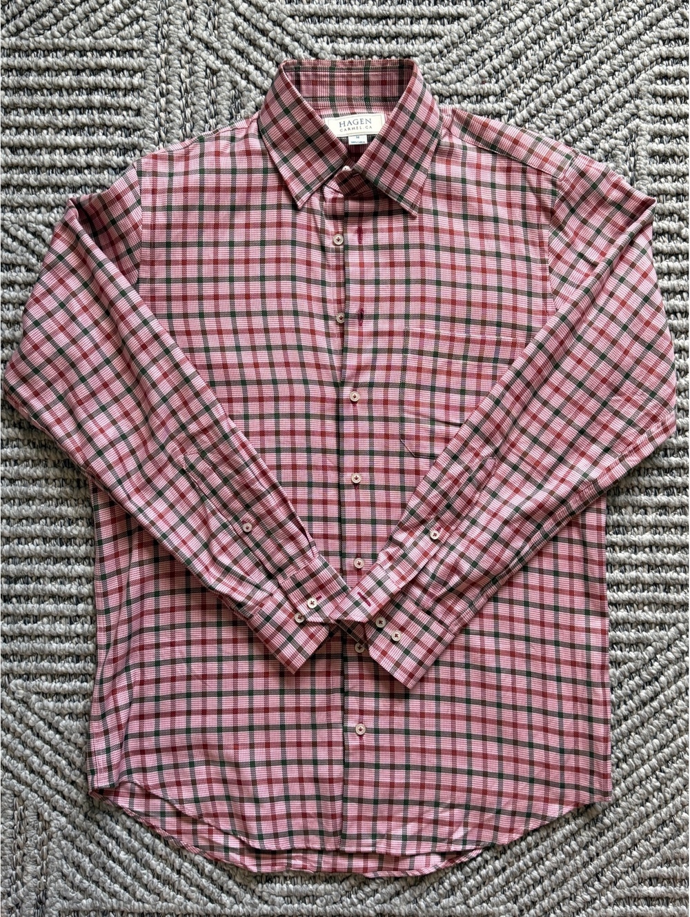 NWOT Hagen Carmel Co. Men's Button-Down Shirt Size M